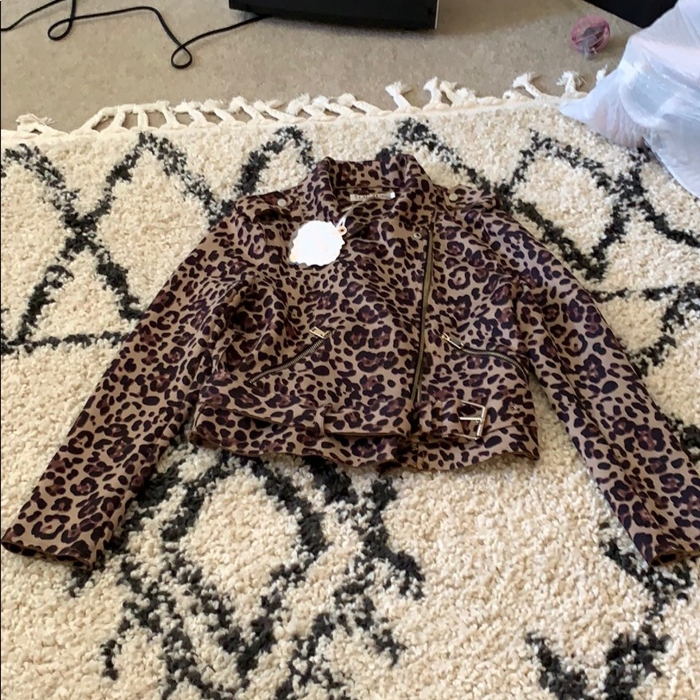 Leopard print jacket